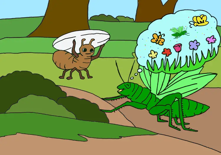 01.The Ant and the Grasshopper
